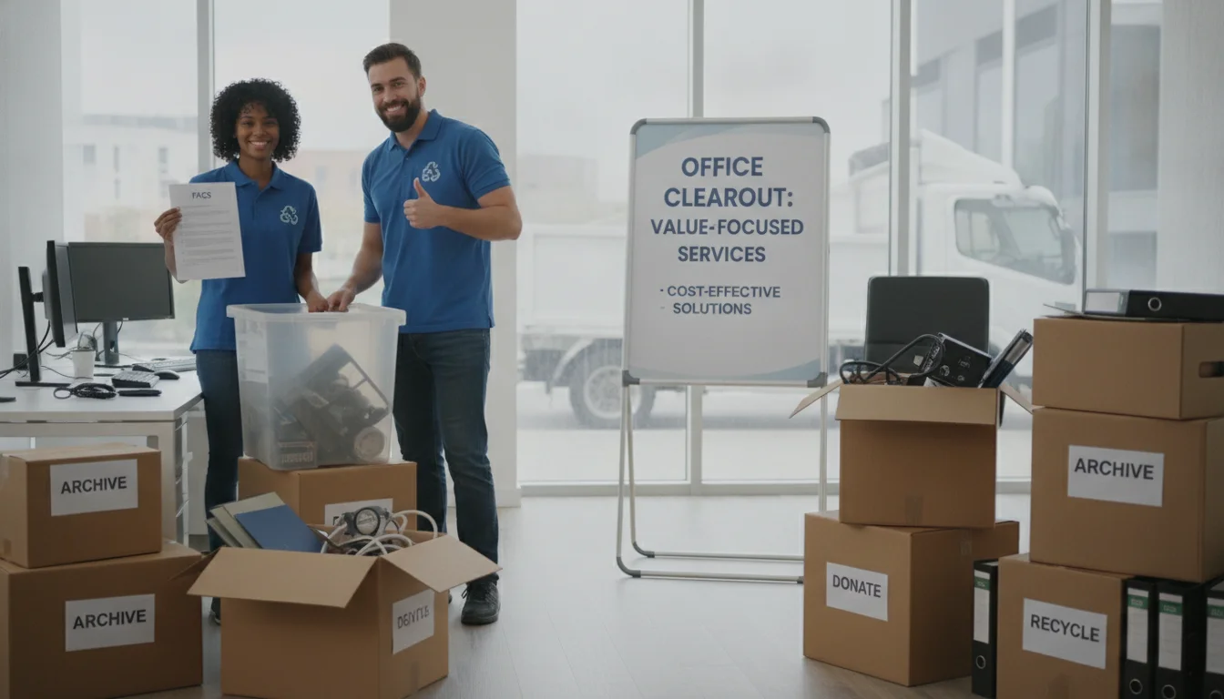 Office Cleanout FAQs: Cost, Scheduling, Electronics & What’s Next in Lynn